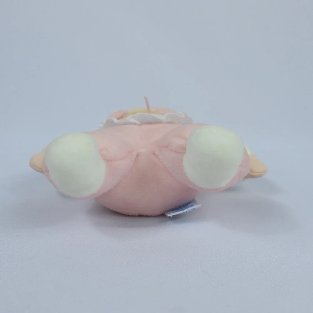 Vintage Eden Girl Baby‎ Doll Plush Pink Velour Terry Cloth Blonde Hair Blue Eyes